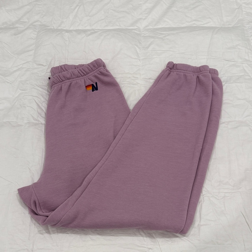 Aviator Nation Purple Joggers